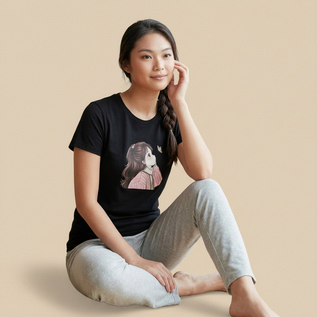 Butterfly Girl Graphic Tee